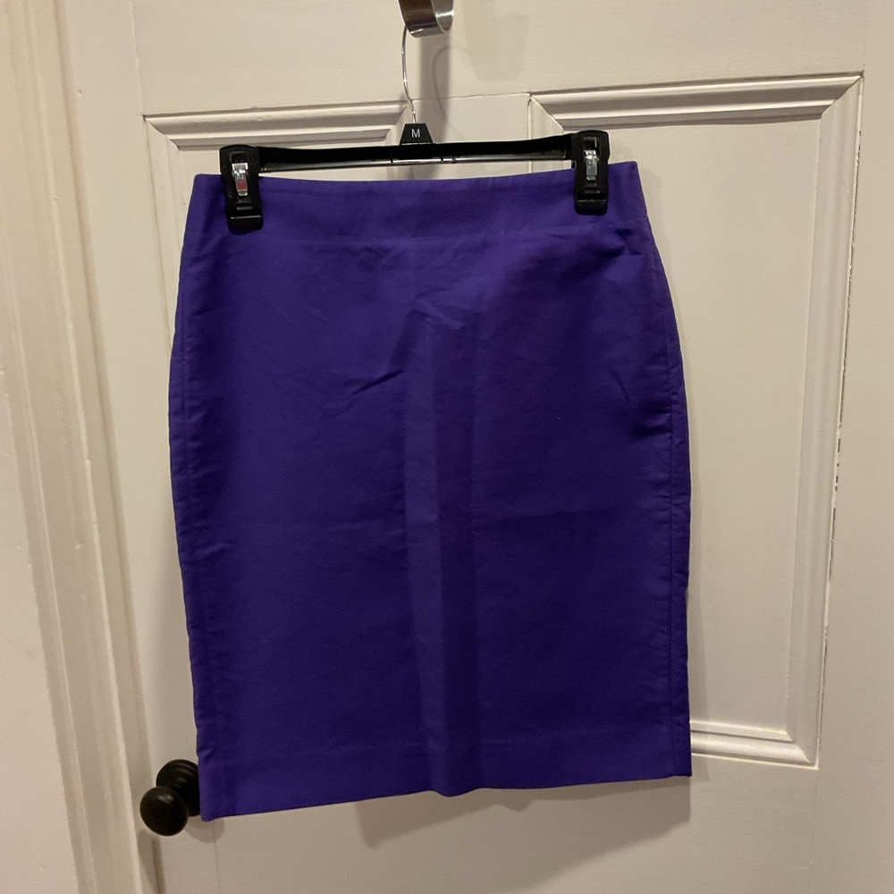 J. Crew Vibrant Purple Pencil Skirt